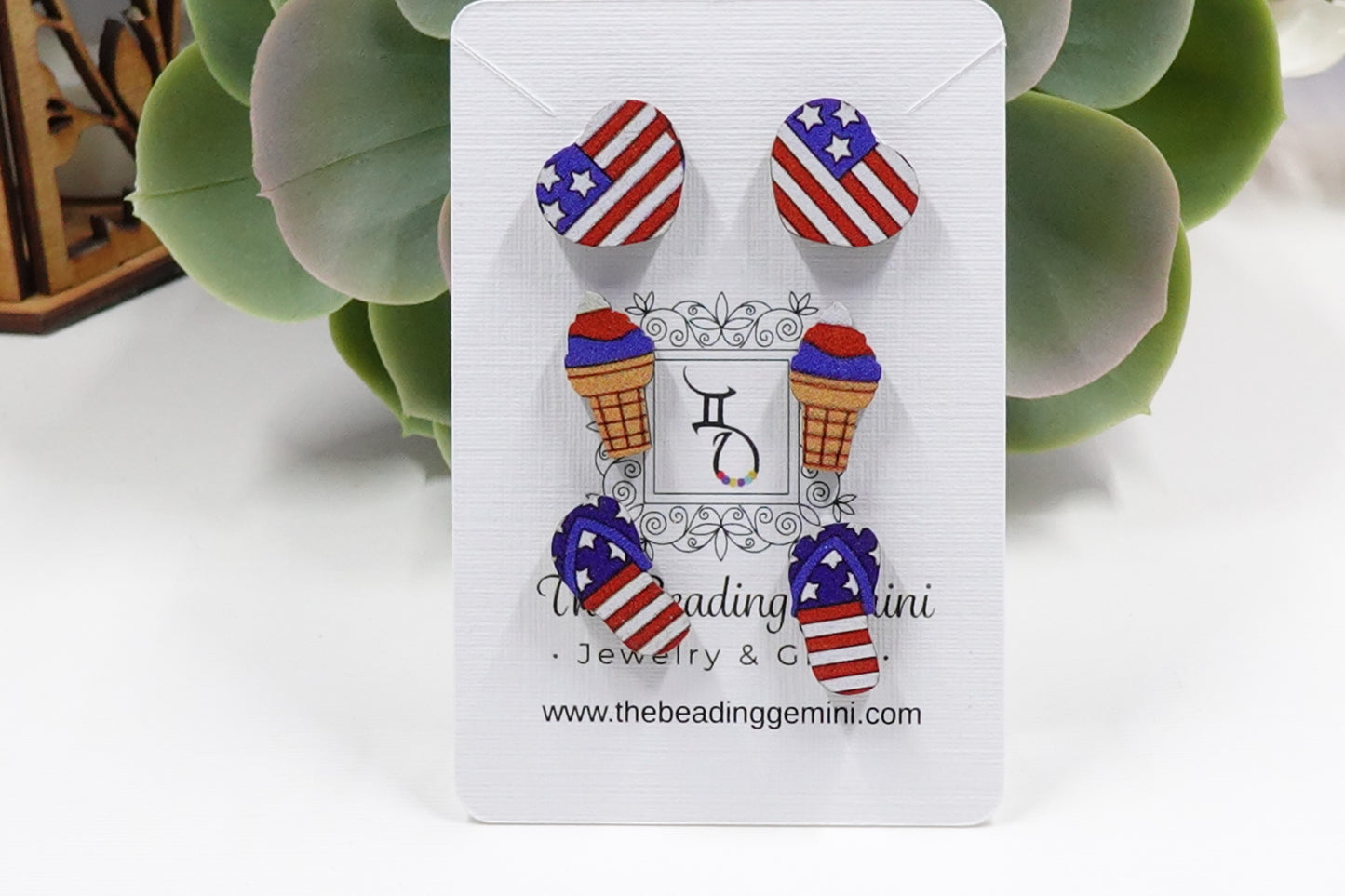 4th of July Earrings