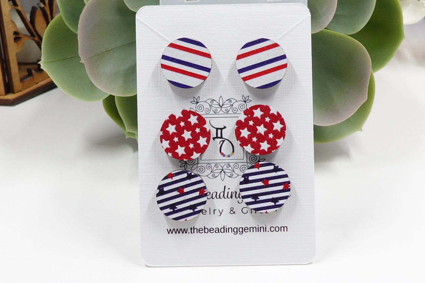 4th of July Earrings