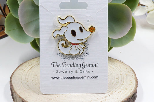 Ghost Puppy Pin