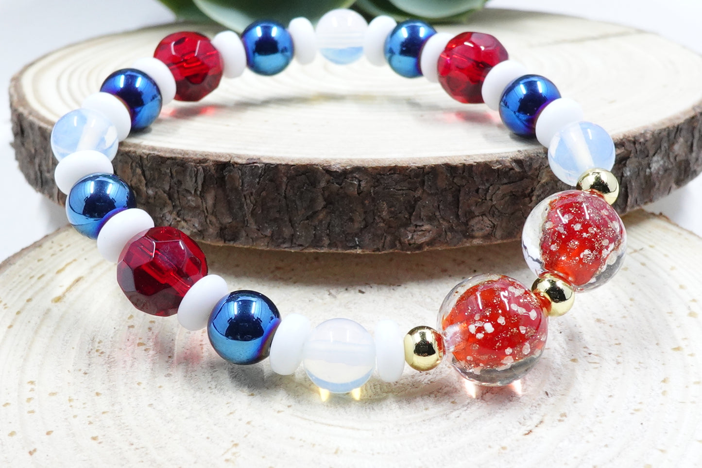 4th of July Firefly Bracelet RED