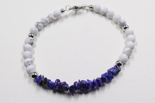 Howlite and Lapis