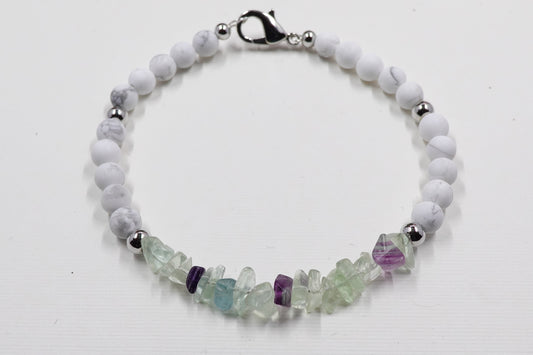 Howlite and Fluorite