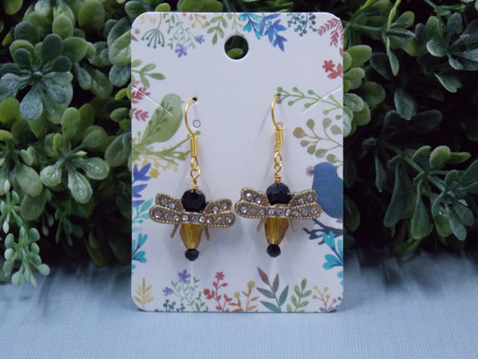 Bee Charm Earrings