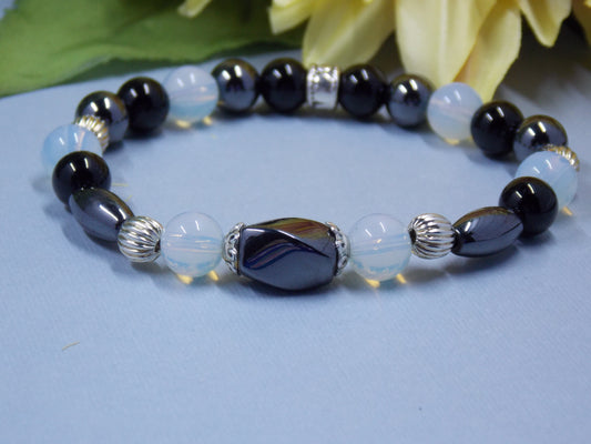 Hematite and Black Onyx