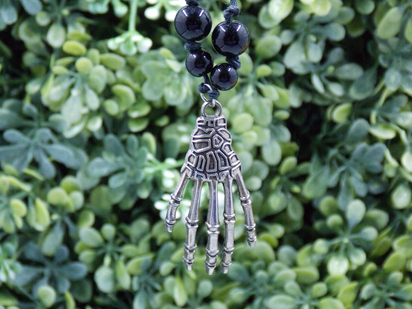 Skeleton Hand Necklace