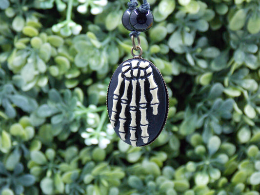 Halloween Skeleton Hand Pendant